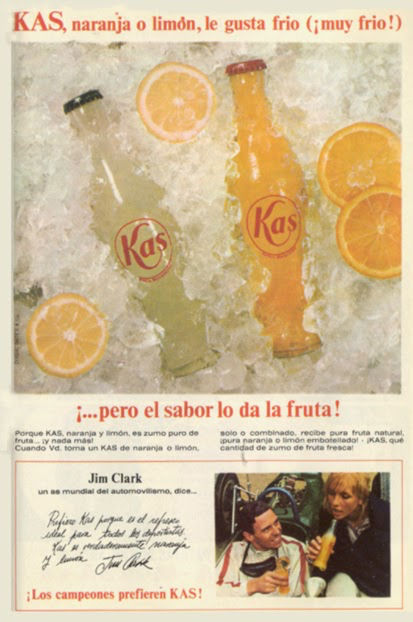 Anuncio antiguo de 1967 de refresco Kas