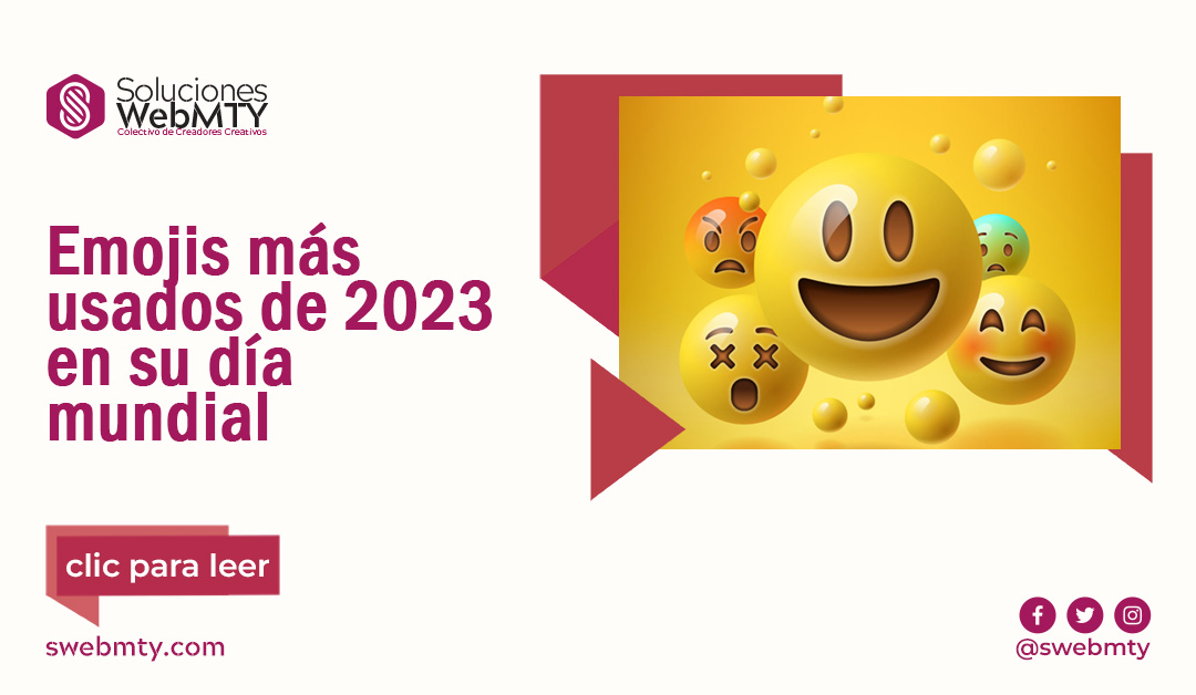 Emojis más usados de 2023 en su día mundial